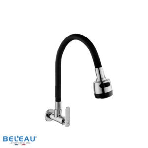Llave de cocina pared Seine negra