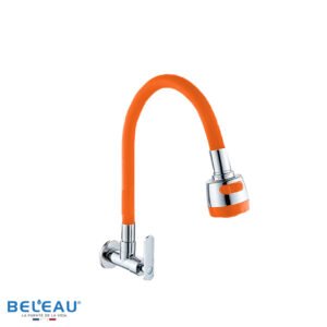 Llave de cocina pared Seine orange