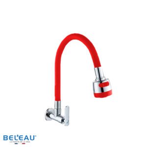 Llave de cocina pared Seine roja