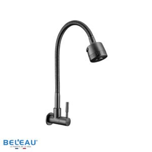 Llave de cocina pared Besbre gun metal