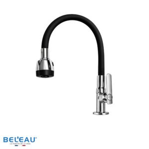 Llave de cocina piso Arize negra