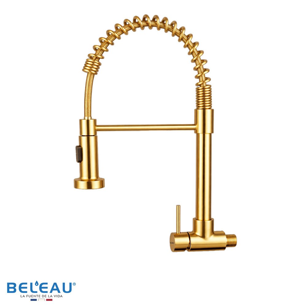 Llave de cocina para pared Versalles dorado