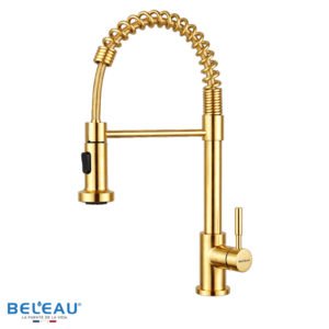 Llave de cocina Versalles dorada