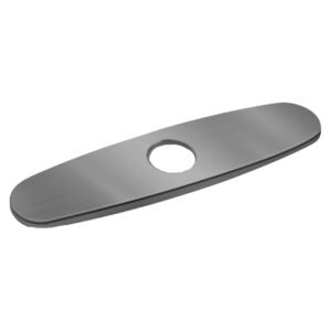 Plato de grifería cubre agujeros 25 cm de cocina mate
