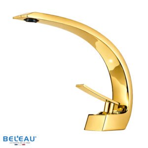 Mezcladora de baño Luna lavamanos gold