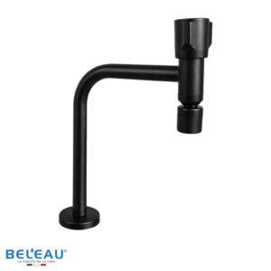Llave de baño doble altura Orion negra