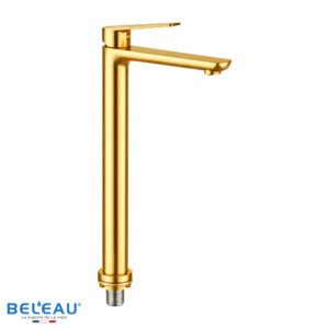Llave de baño Mia doble altura gold