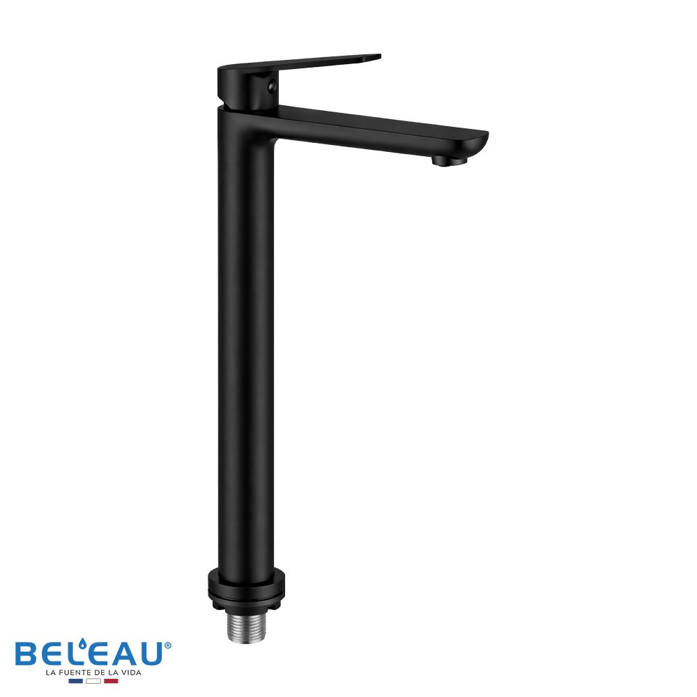 Llave de baño doble altura Mia negro mate