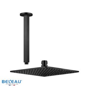 Cabeza de ducha super slim (cuadrado) Blavet techo negro
