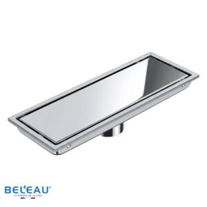 Rejilla 2" invisible de 30x10 cm antiolores cromo