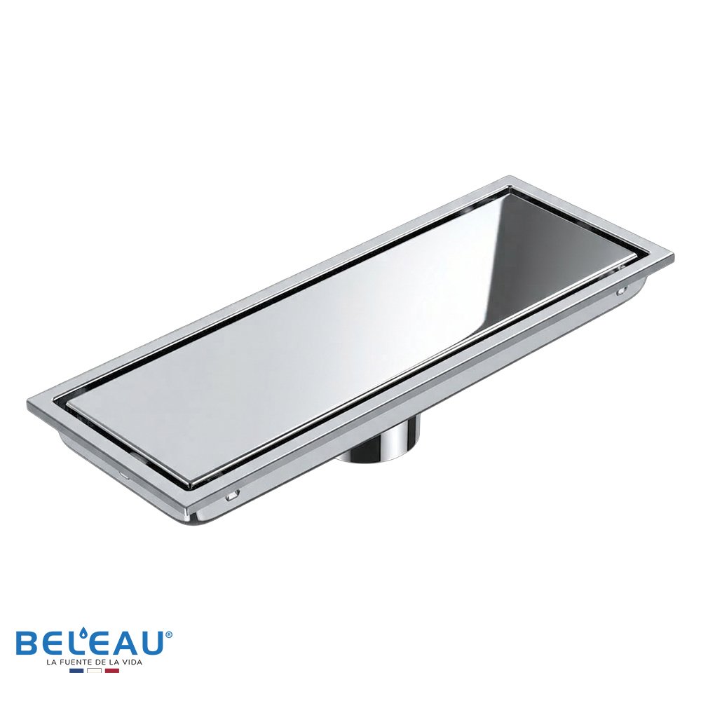 Rejilla 2" invisible de 30x10 cm antiolores cromo