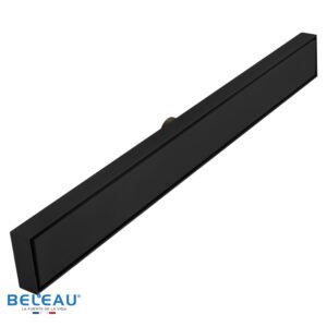 Rejilla 2" invisible de 60x10 cm antiolores negro