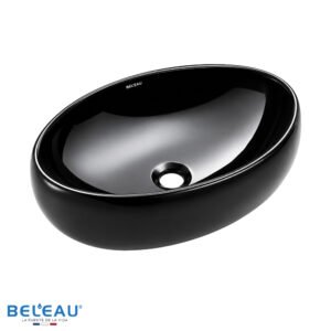 Lavamanos black Ocean oval